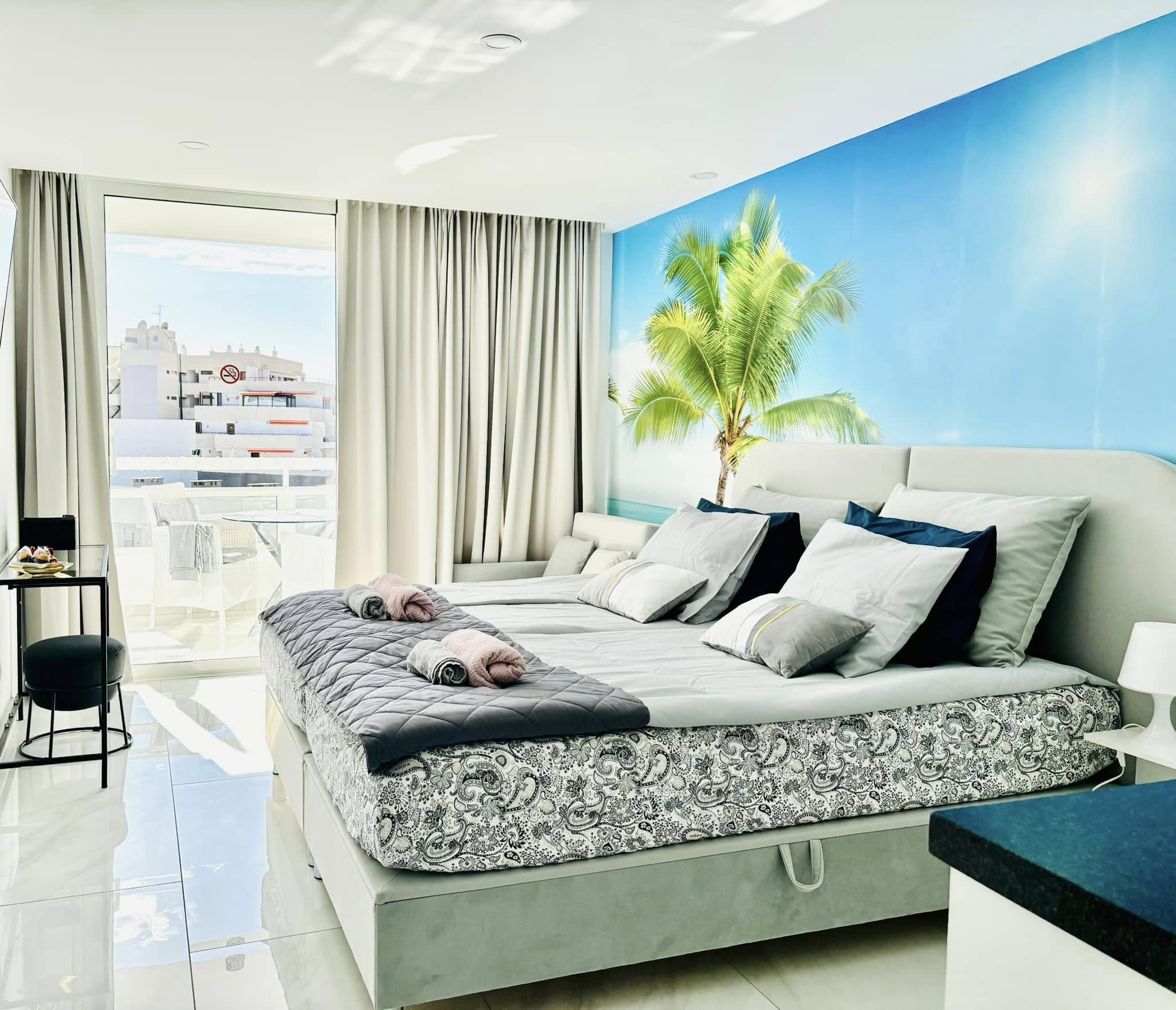 Taras z widokiem na ocean